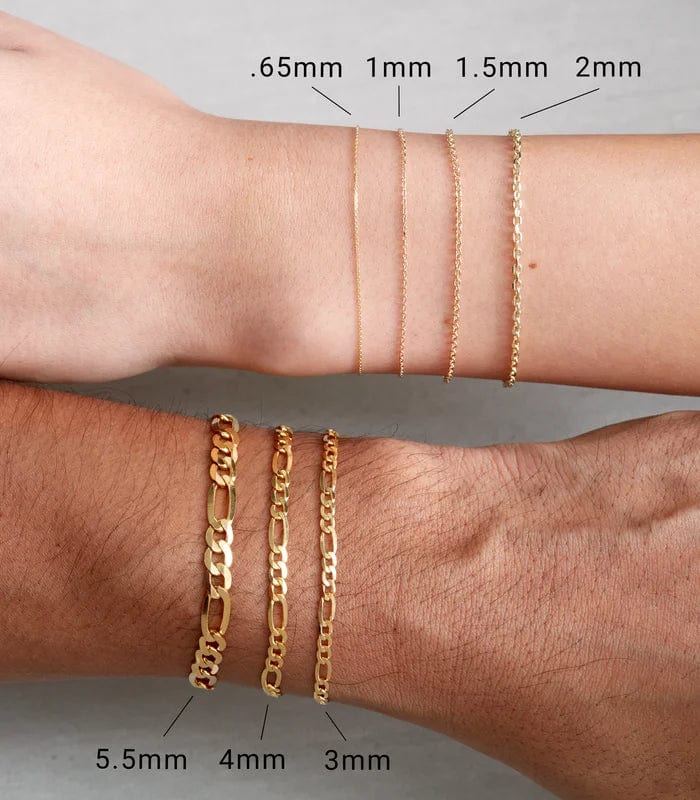 Save On Diamonds Flexible Gold Herringbone Chain