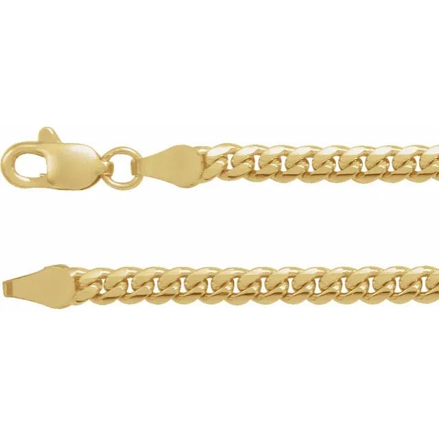 Save On Diamonds 14K Cuban Link Chain (3.3 mm)