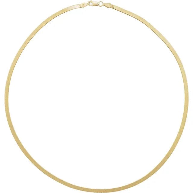 Save On Diamonds Flexible Gold Herringbone Chain