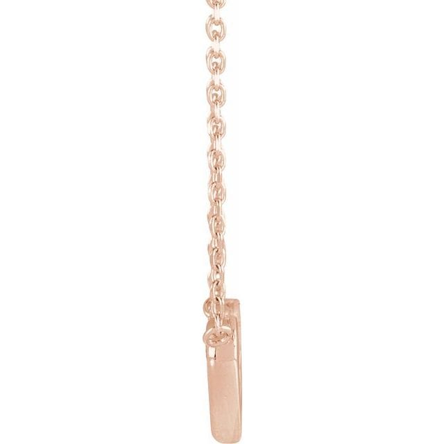 saveongems 14K Natural Diamond Petite Double Interlocking Heart 16-18" Necklace