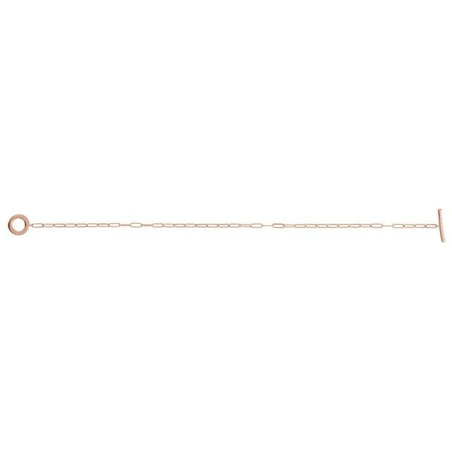 saveongems Jewelry 14K 1/10 CTW Natural Diamond Toggle 7" Bracelet