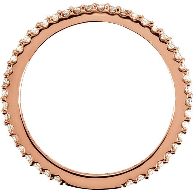 saveongems 14K 1/3 CTW Natural Diamond Stackable Band
