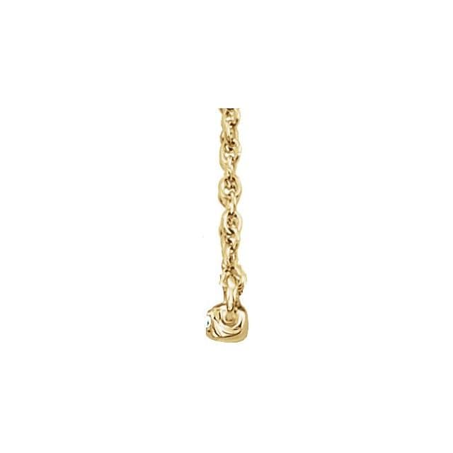 saveongems Jewelry Natural Black Diamond Bar Necklace 16-18"