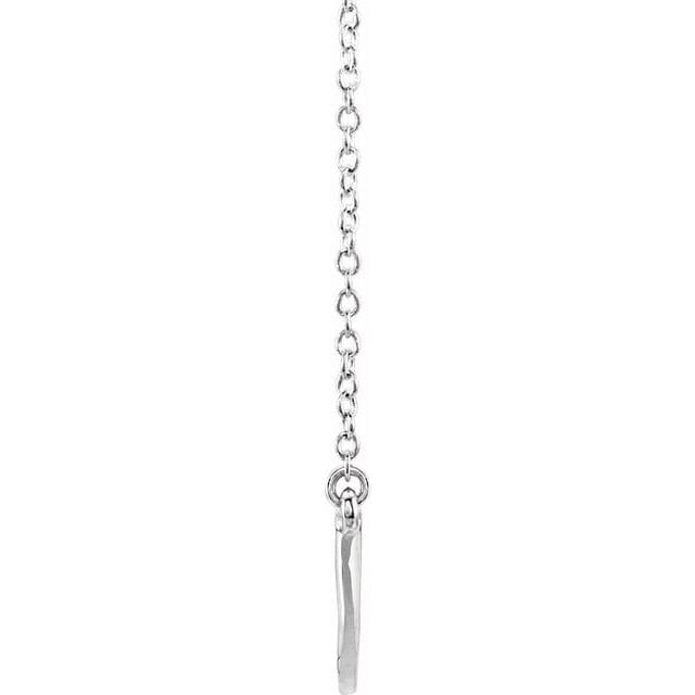 saveongems Jewelry Curved Bar Necklace