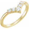 saveongems Jewelry 2.8mm::1/4 CTW / 6.00 / 14K Yellow 14K 1/4 CTW Diamond Graduated 