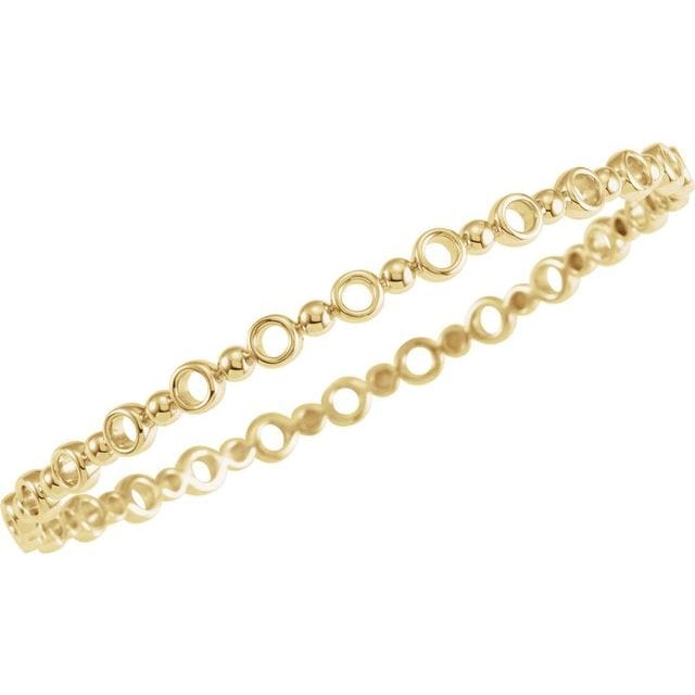 saveongems Jewelry Geometric Bangle Bracelet 7 "