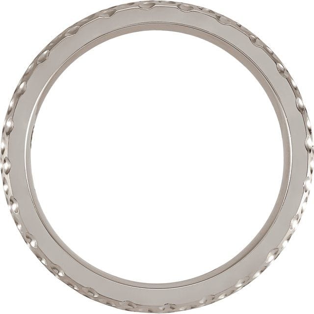 saveongems Jewelry Cobalt 6 mm Patterned Band