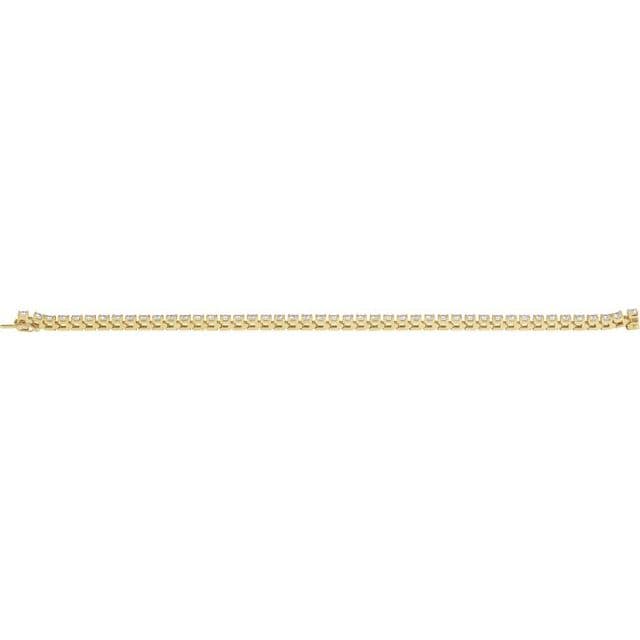 saveongems Diamond Tennis Bracelet 7.25" 1-5 Carat Total Weight Round