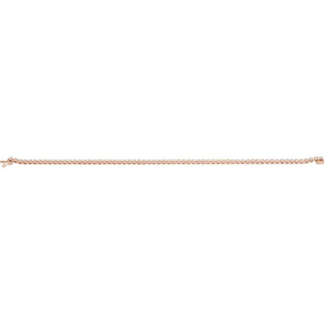 saveongems Diamond Tennis Bracelet 7.25" 1-5 Carat Total Weight Round