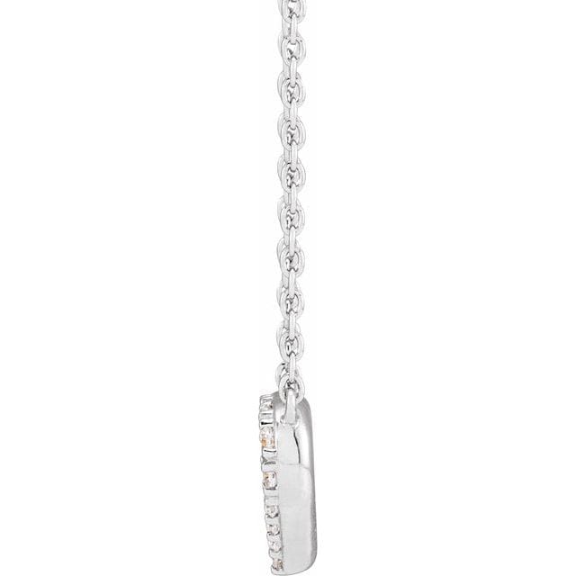 saveongems Jewelry Heart Diamond Necklace