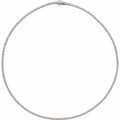 saveongems 2mm :: 5 3/4 CTW / SI1-SI2 G-H / 14K White LG Diamond Tennis necklace 16
