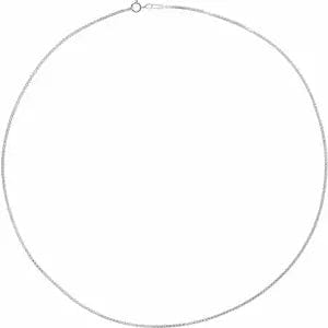 saveongems Jewelry Diamond-Cut Box Chain 1.3 mm