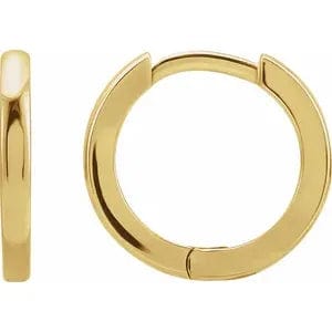 Save On Diamonds Gold Gold Huggie Hoop Earrings (14K)