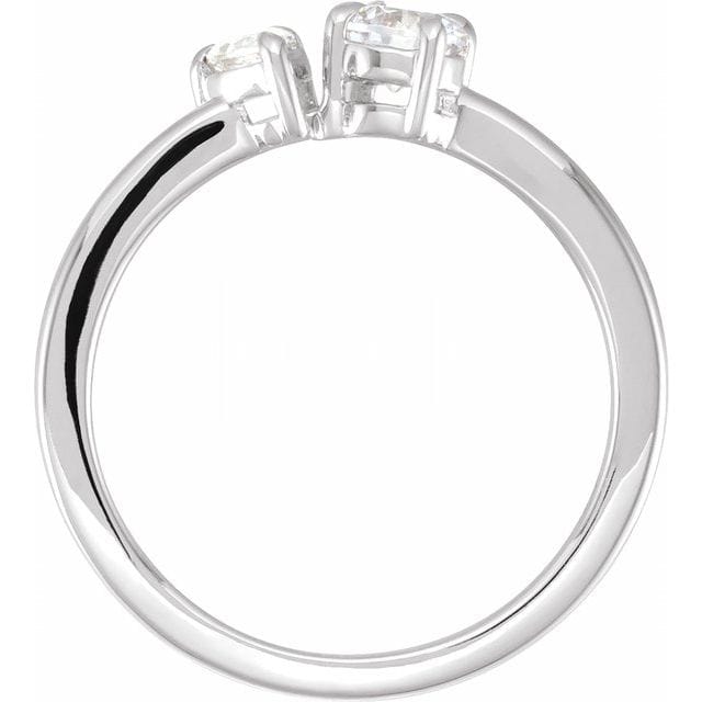 saveongems Diamond Two-stone Ring