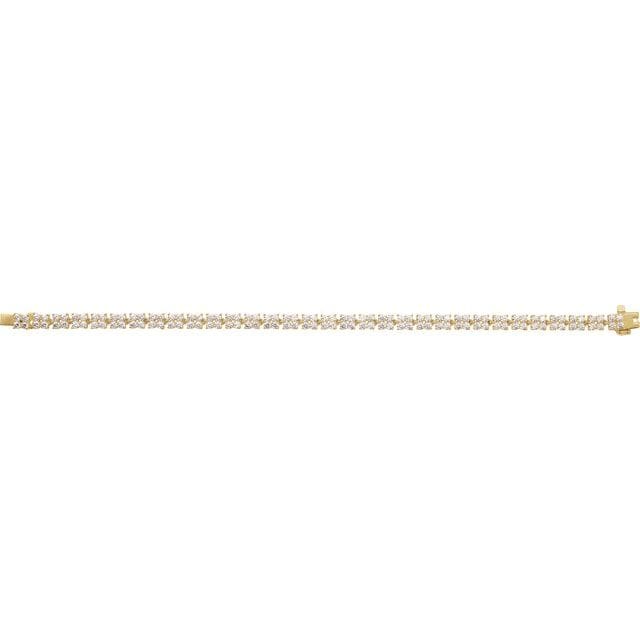 saveongems Jewelry Diamond Line Bracelet 7 1/4"