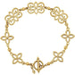 saveongems Jewelry 7 3/4 In / 14K Yellow Floral Bracelet 7 3/4"