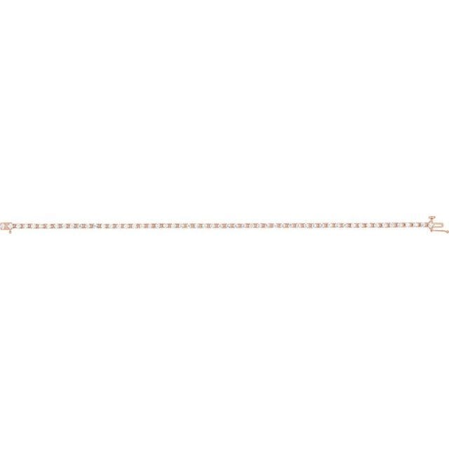 saveongems Diamond Line Bracelet 7 1/4"