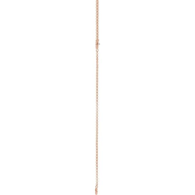 saveongems Jewelry 14K 1/5 CTW Natural Diamond Bar Y 15-17" Necklace