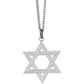 saveongems Jewelry 29 x 26mm(24 Inch Necklace) Sterling Silver Star of David 18" Necklace 18-24"