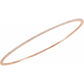 saveongems Diamond Stackable Bangle 8" Bracelet 1-5 Carat Total Weight