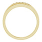 saveongems Jewelry Accentend Band 14K Yellow