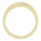 saveongems Jewelry Five-Stone Band Yellow 14k gold