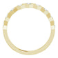 saveongems Stackable Geometric Ring 3/8 Carat Total Weight