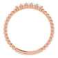 saveongems Diamond Stackable Ring 1/6 Carat Total Weight Ring Size 7