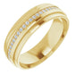 saveongems Jewelry 7mm / 11.5 / 14K Yellow Eternity Band 14K gold