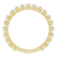 saveongems 14K Yellow Natural Diamond Anniversary Band