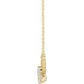 saveongems Diamond Two-Stone Necklace 18"