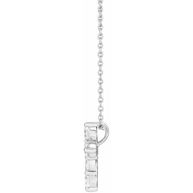 saveongems Jewelry Diamond Cross Necklace