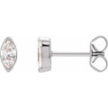 saveongems 5 x 3mm :: 1/3 CTW / SI G-H / 14K White Marquise Diamond Stud Earrings 1/6-1/2 Carat Total Weight