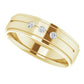 saveongems Jewelry Grooved Band 14K gold
