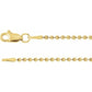 saveongems Jewelry 1.5mm / 16 Inch / 14K Yellow Hollow Bead Chain