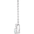 saveongems Accented Claw-Prong Necklace 16-18