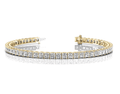 Save On Diamonds Lab-Grown Princess cut Square Diamond Tennis Bracelet  7