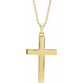 Save On Diamonds Gold Cross Necklace 18